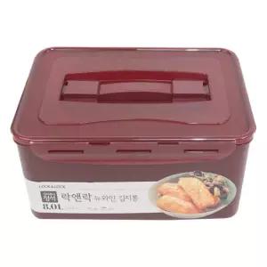 락앤락 중형 김치통 8L (3포기) 김장 보관용기 밀폐용기 반찬통 배추 갓김치 열무 깍두기 파김치