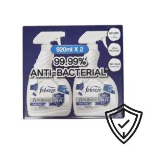 페브리즈 항균플러스 섬유탈취제 920ml x 2개 깨끗한향 땀냄새 침구 코스트코 대용량