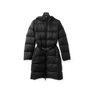 [막스마라]25FW 막스마라 SEIPAR 세이파르 후드 벨트 롱패딩 블랙 2529496015600 009