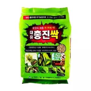 대유 총진싹 입제(과립) 1.5Kg/초파리/살충제/해충/퇴치제/빈대/퇴치제/입제/대유/총진싹/벌레/기피제