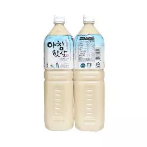 웅진 아침햇살 국내 쌀음료 식사 대용 1.5L x 12개 /s