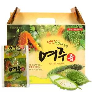 엄마애손 여주즙 100ml 60포/원기/피로/회복/보충/관리/부모님/어르신/선물/여주/진액/액기스/비타민/식품
