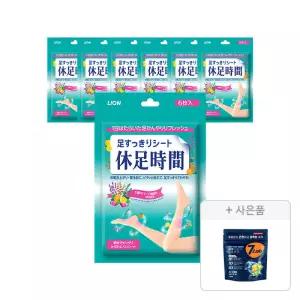 휴족시간 쿨링시트, 6입, 7개 + 증정 (냉감테라피 데오 시트 15매, 1개)