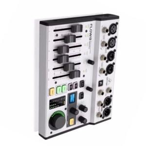 Bluetooth   앱 컨트롤   8 디지털 믹서 60mm 채널 페이더 2 FX 프로세서 BEHRINGER flow8