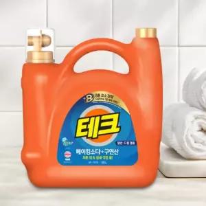 테크 대용량 액체 세탁 세제 베이킹소다 구연산 5.5L
