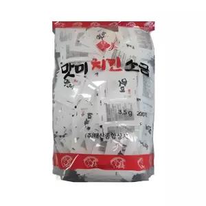 맛미 일회용 미니 치킨소금 3.5g 200봉