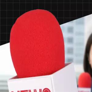 연아디자인 가짜 NEWS 마이크 마이크모형모양