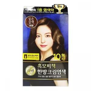 새치커버 염모제 짙은갈색 새치염색 크림 헤어컬러 한방염색 새치염색 염색 새치 염색약