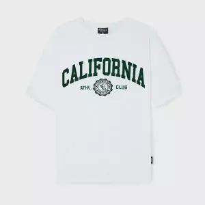 후아유 California 레터 LETTERing 티셔츠Over Fit WHRAG2322U 433323