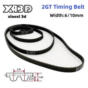 GT2 타이밍 벨트 폐쇄 루프 고무 610 158 2GT 200 부품 110MM 188 프린터 400 300 6MM 10MM 1220MM 3D 동기 852