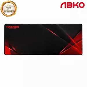 ABKO HACKER Red Carbon 게이밍 장패드