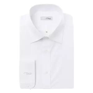 [듀퐁](광주신세계)화이트 스트레치 풀로고 일반핏 긴소매 셔츠 (SE6SM12LS904SWH)