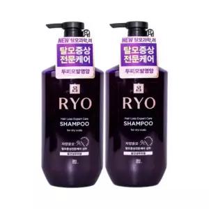 [미쟝센]려 자양윤모 9ex 탈모증상케어 샴푸 400ml-중건성두피용 2개