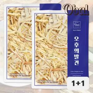 오발 황금빛깔 황태채1kg(500g+500g) 자연태 A급 진한 육수 탄수화물 제로 단백질 안주 소스