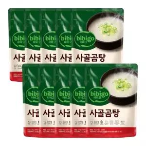 (매장정품) CJ 비비고 사골곰탕 500g x 10 255666