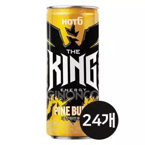 롯데칠성 핫식스 더킹 파인버스트 355ml 24개 에너지음료 파인애플맛
