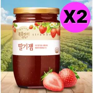 복음자리 딸기잼 대용량 640g X2 홈파티 사무실 카페