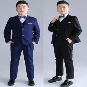 통통한 남자아이 블랙 네이비 정장세트