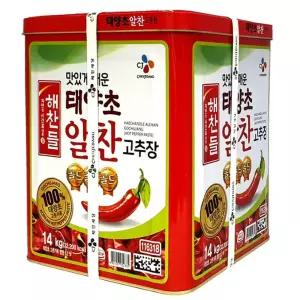 해찬들 고추장 태양초 알찬고추장 14KG 고추장 쌈장 된장 간장 장류