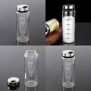 내열유리 350ml 양념통 눈금 조미료보관통 조미료병