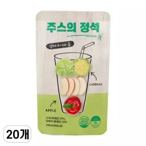 주스의정석 양배추사과즙 100ml 60개