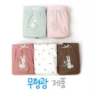 [제이투와이]아동팬티 5매입 귀여운 유아 아동 초등학생팬티 순면팬티 90사이즈까지