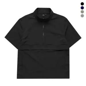 [아웃도어스/랜더스]랜더스 스판 반팔 아노락(AN130) 블랙