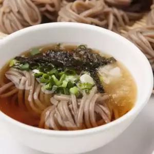장인의 정통 메밀소바 12인분 세트 생메밀면+장국 12봉