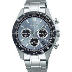 SEIKO 1/5초 크로노그래프 쿼츠 CHRONOGRAPH QUARTZ 손목시계 남성 SBTR027 블루그레이 메탈릭