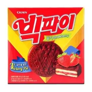 크라운 빅파이 딸기 324gx12개입