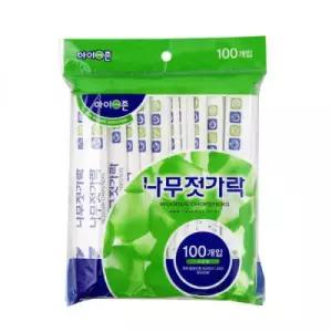 위생 고급 개별포장 업소용 1회용 일회용 젓가락 나무젓가락 100매