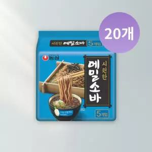 농심 메밀소바 127g 20개