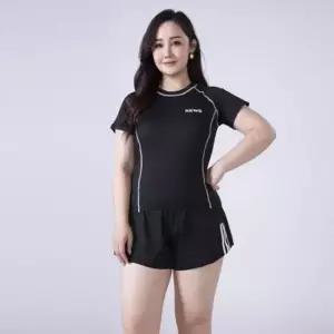 은창빅사이즈 이너팬츠 여름 레터링 비키니 몸매 세트 수영복 투피스 8WFJ9JI45 화이트