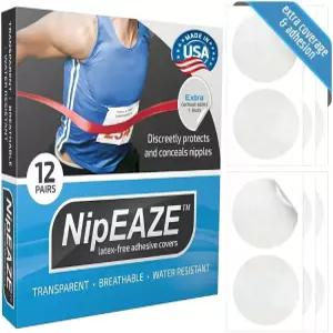 NipEaze - 오리지널 스포츠 니플 커버 특허를 받고 입증된 남녀용 샤핑 방지