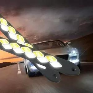 안개등 램프 LED HID 차량용 브레이크등 데이라이트 26cm