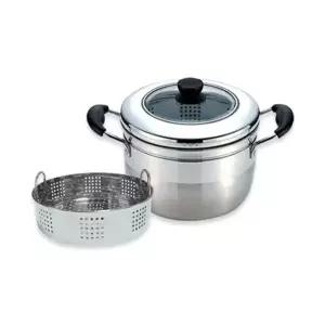 통주물 키친플라워 튜울립 IH 찜냄비 스텐 인덕션 20CM