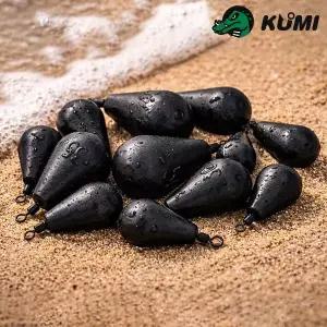 [하프클럽/머털낚시]쿠미 슈퍼 무광 블랙 물방울 도래 봉돌 묶음팩 갑오징어 주꾸미 광어 우럭