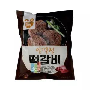 삼양 반조리 술안주 명절 아이반찬 육즙가득 떡갈비 임꺽정 떡갈비 1.2kg 1개