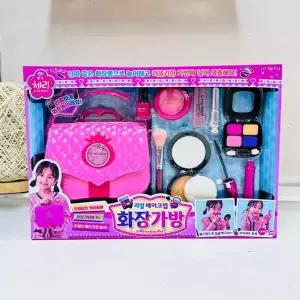 리얼 메이크업 화장 가방/뷰티박스/뷰티완구/뷰티장난감/소꿉놀이/소꿉놀이완구/소꿉놀이장난감/스타일링완