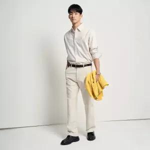 빈폴 [빈폴] [26SS 30%OFF][빈폴] 소프트 브러시드 코튼 솔리드 셔츠 아이보리 (BC6164C110) (BC6164C