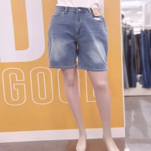 [뱅뱅]뱅뱅)여성 속밴드 쿨 루즈핏 스판 청 반바지 NQM305