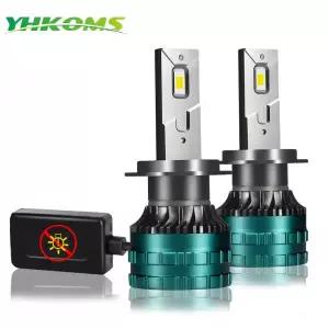 YHKOMS Canbus 자동차 LED 헤드라이트 H4 H7 H8 H9 H11 9005 HB3 880 881 5202 램프 안개 전구