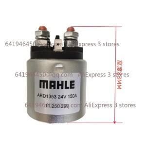 MAHLE 리프트 펌프 접촉기, 전기 스태커, 지게차, 카트용 마그네틱 릴레이, 24V, 150A, 1 개