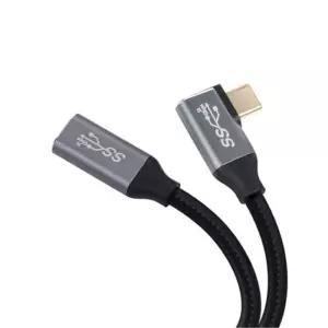 USB 3.1 C타입 PD 고속충전 꺾임 연장선 3M데이터전송 초충전 케이블 충전기