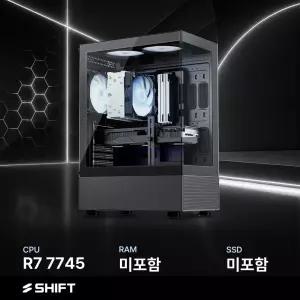주연테크 시프트 D3v745HFVRS 블랙 AMD 라이젠7 7745 반본체 게이밍 컴퓨터