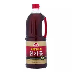 해표 재래압착식 참기름 1.8L [BKX92929]