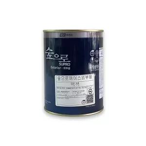 KCC 숲으로에이스외부용/내부용 0.9L(무광/백색 외 45가지 색상) 조색/벽화/외벽/친환경 (2회 도장시 최대 1.2평까지 도포가능)