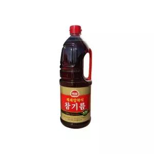 해표 재래 압착식 참기름 1.8L 1개