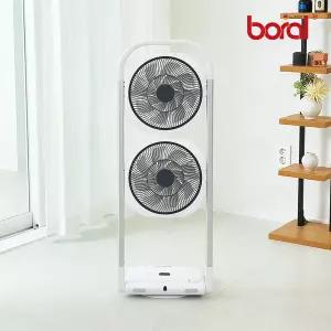 [듀얼헤드] 보랄 BLDC 무선 듀얼헤드 접이식 무선 선풍기 BR-Q320DH