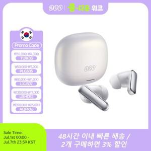 QCY HT21 무선 이어폰 멜로버드 N65 -60dB AI 어댑티브 ANC 이어버드 블루투스 6.0 LDAC 하이 레졸루션 오